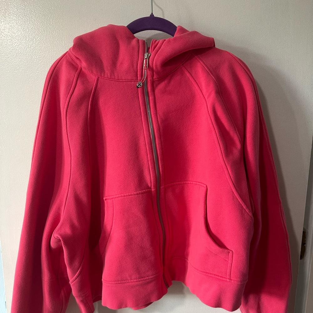 Lululemon Scuba Full Zip in Glaze Pink